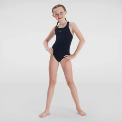 Maillot de bain Fille Eco Endurance+ Medalist bleu marine