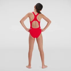 Maillot de bain Fille Eco Endurance+ Medalist rouge