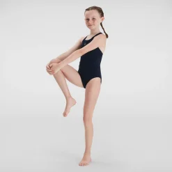 Maillot de bain Fille Eco Endurance+ Medalist bleu marine