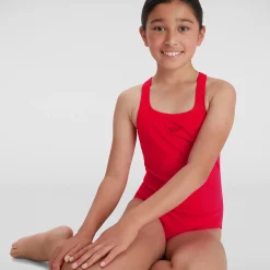 Maillot de bain Fille Eco Endurance+ Medalist rouge