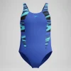 Maillot de bain Fille HyperBoom Splice Muscleback bleu