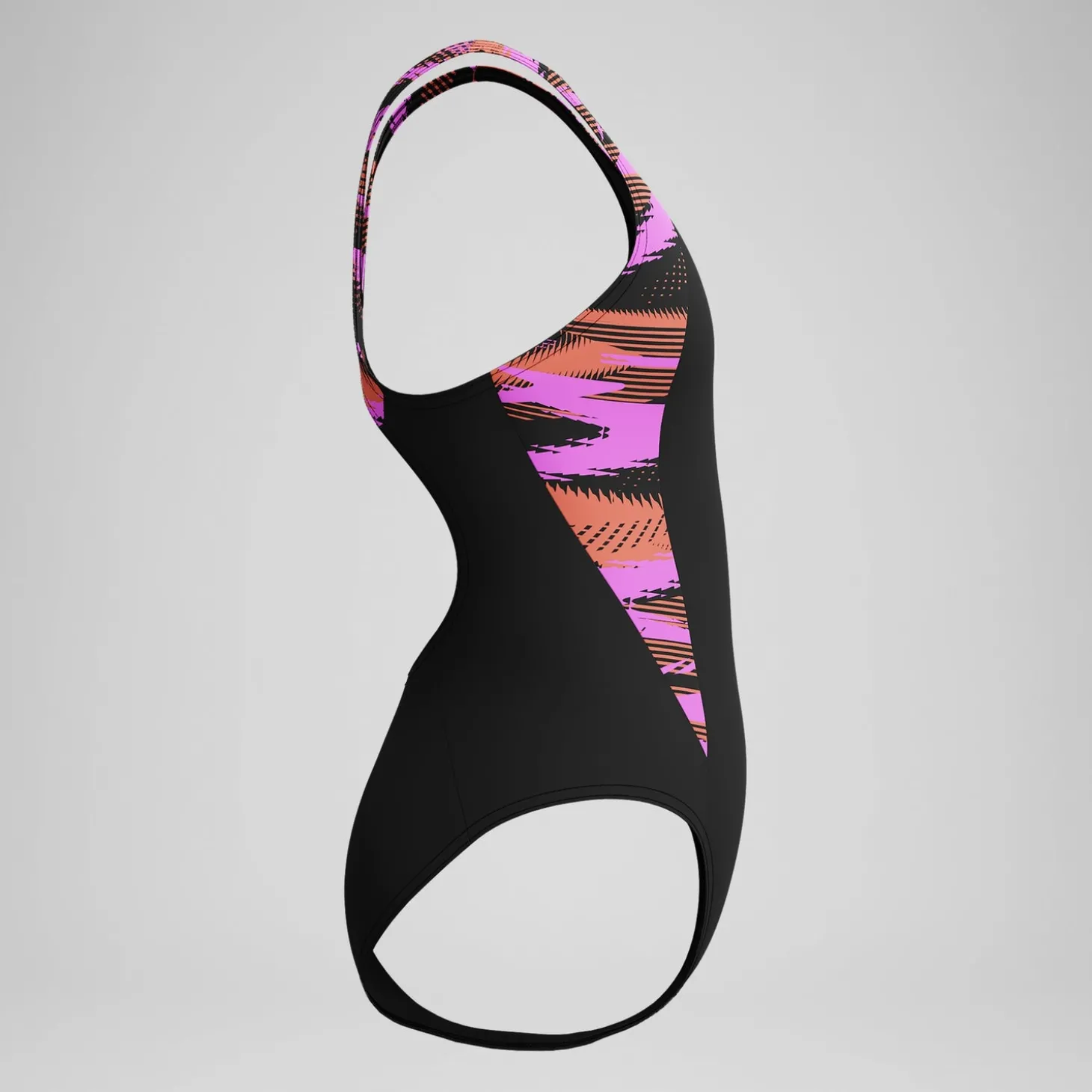 Maillot de bain Fille HyperBoom Splice Muscleback noir/rose
