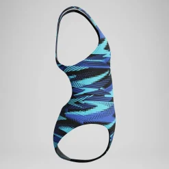 Maillot de bain Fille HyperBoom Medalist imprimé bleu
