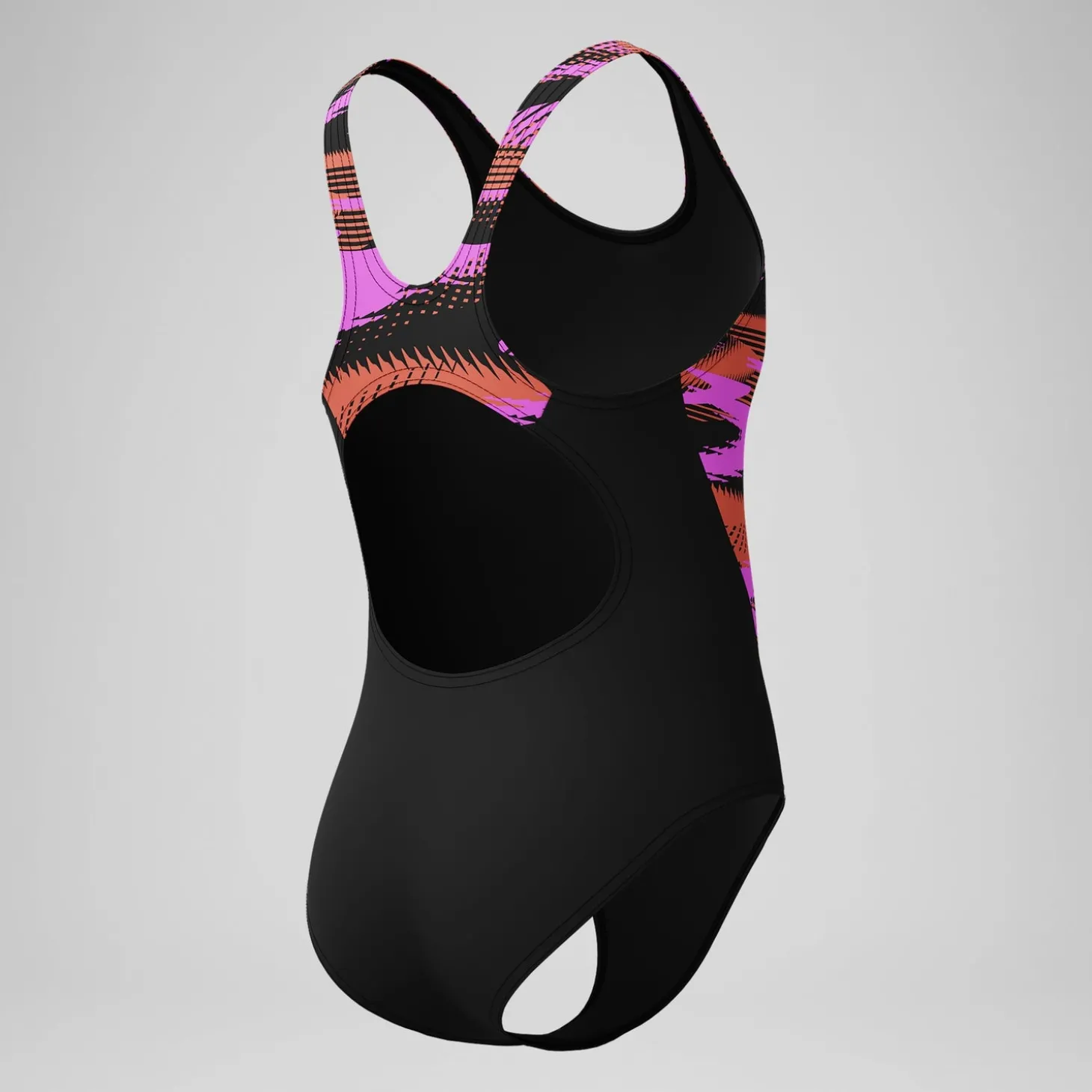 Maillot de bain Fille HyperBoom Splice Muscleback noir/rose