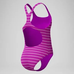 Maillot de bain Fille Medalist imprimé rose