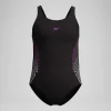 Maillot de bain Fille Placement Muscleback noir/rose
