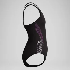Maillot de bain Fille Placement Muscleback noir/rose