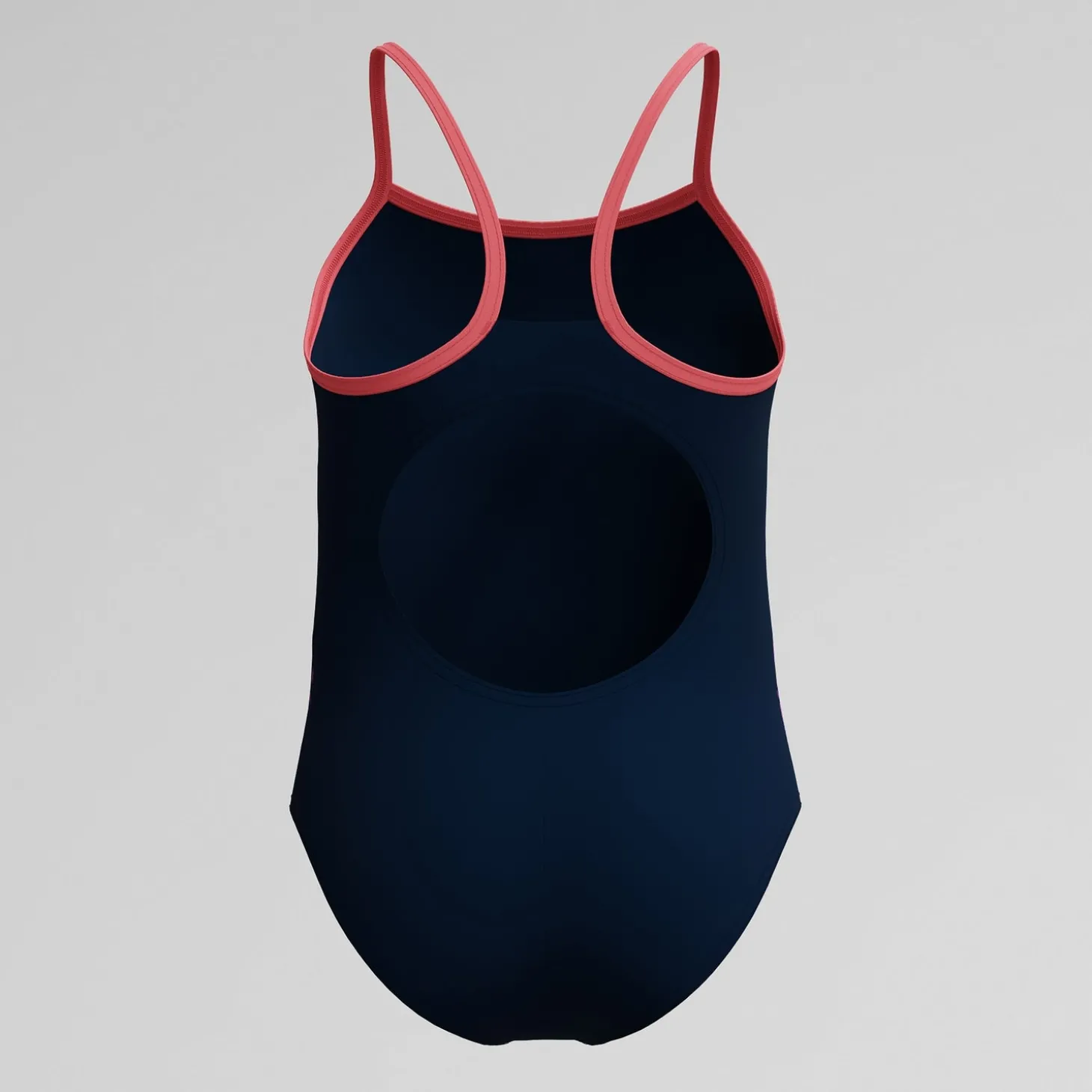 Maillot de bain Fille Plastisol Placement Muscleback à fines bretelles noir/rose