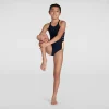 Maillot de bain Fille Splice Muscleback logo Boom bleu/orange