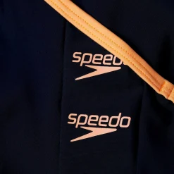 Maillot de bain Fille Splice Muscleback logo Boom bleu/orange
