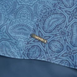 Maillot de bain galbant à encolure carrée et imprimé pour Femmes Bleu épicéa/Bleu délavé
