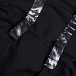 Maillot de bain galbant à imprimé Splice pour Femmes Noir/Gris oxydé/Blanc