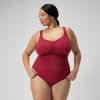 Maillot de bain galbant AquaNite pour Femmes (grandes tailles) Rouge basque