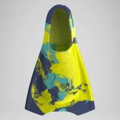 Palme Adulte Short Blade jaune/turquoise