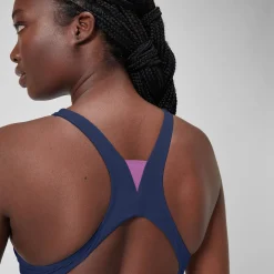 1 pièce à col montant uni pour Femmes Bleu céruléen
