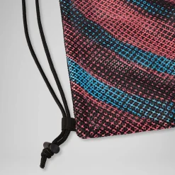 Sac en filet imprimé Noir/Bleu picton/Rouge sirène