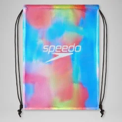 Sac en filet imprimé Rose kiki/Jus de citron/Bleu picton