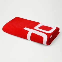 Serviette de bain Speedo Logo rouge/blanc
