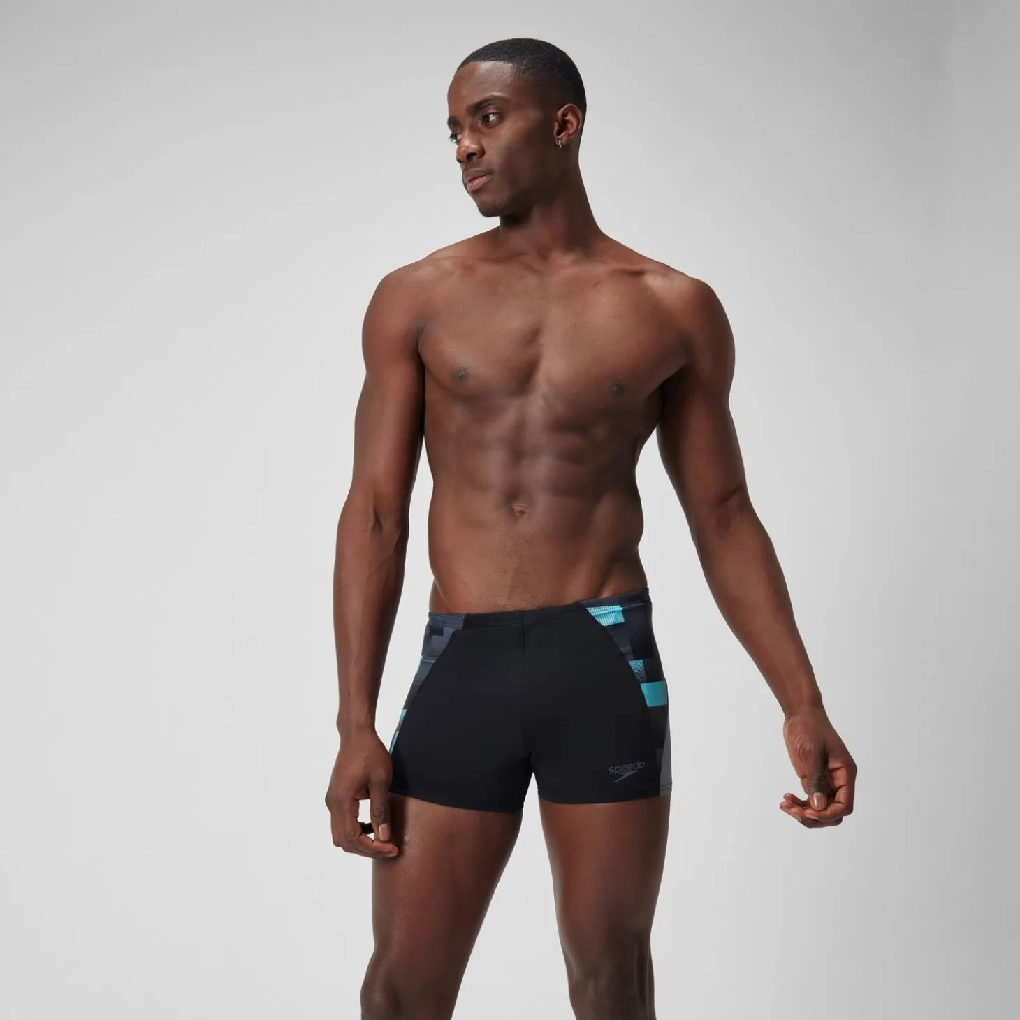 Short de bain Aquashort Hommes END+ MAX Splice pour Hommes Noir/Gris USA/Bleu marine