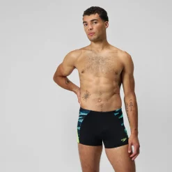 Short de bain Aquashort homme END+ MAX Splice noir/jaune