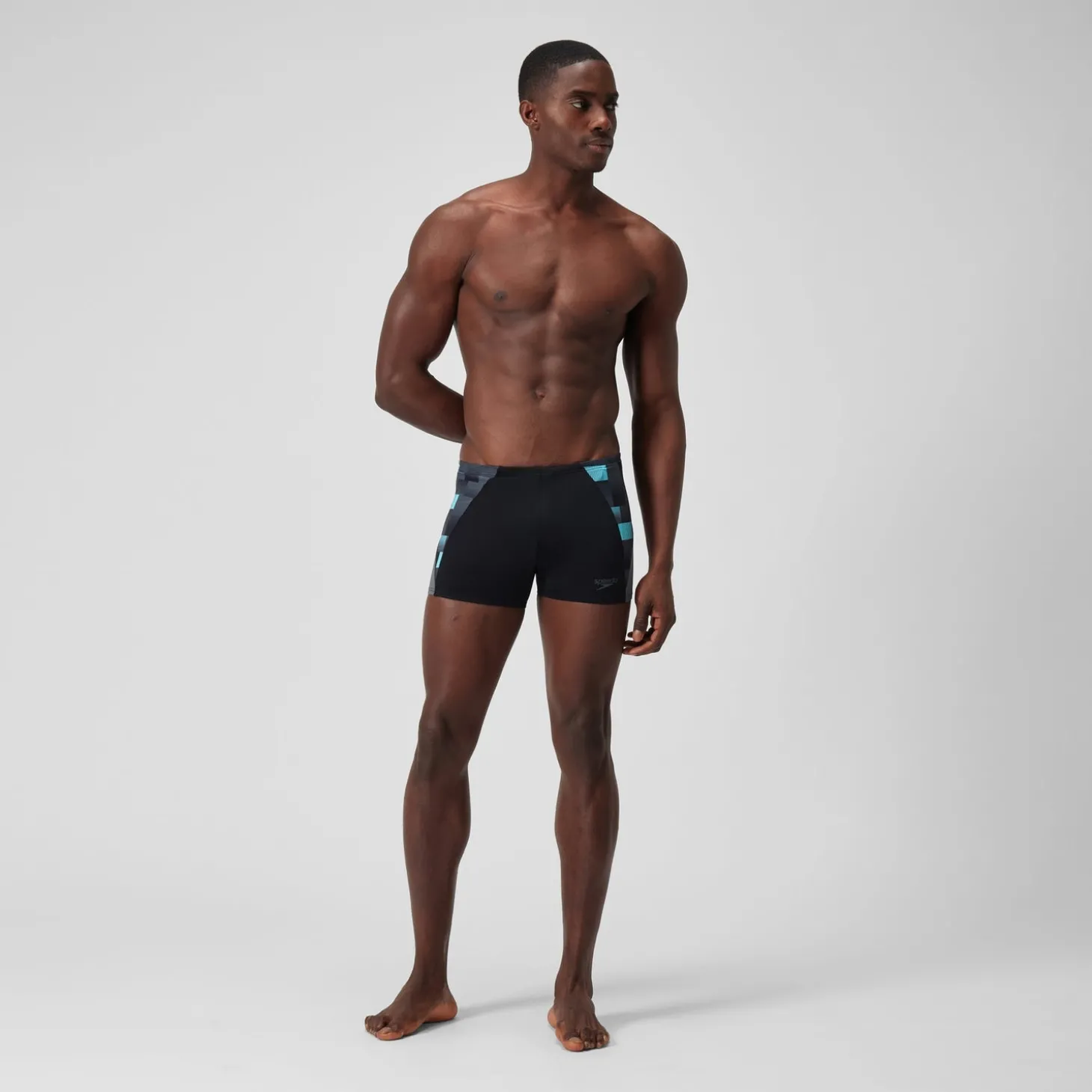 Short de bain Aquashort Hommes END+ MAX Splice pour Hommes Noir/Gris USA/Bleu marine
