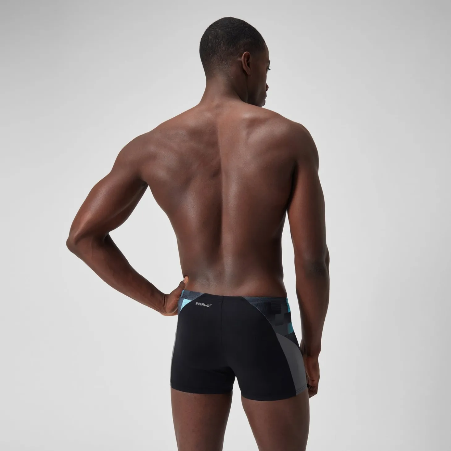 Short de bain Aquashort Hommes END+ MAX Splice pour Hommes Noir/Gris USA/Bleu marine