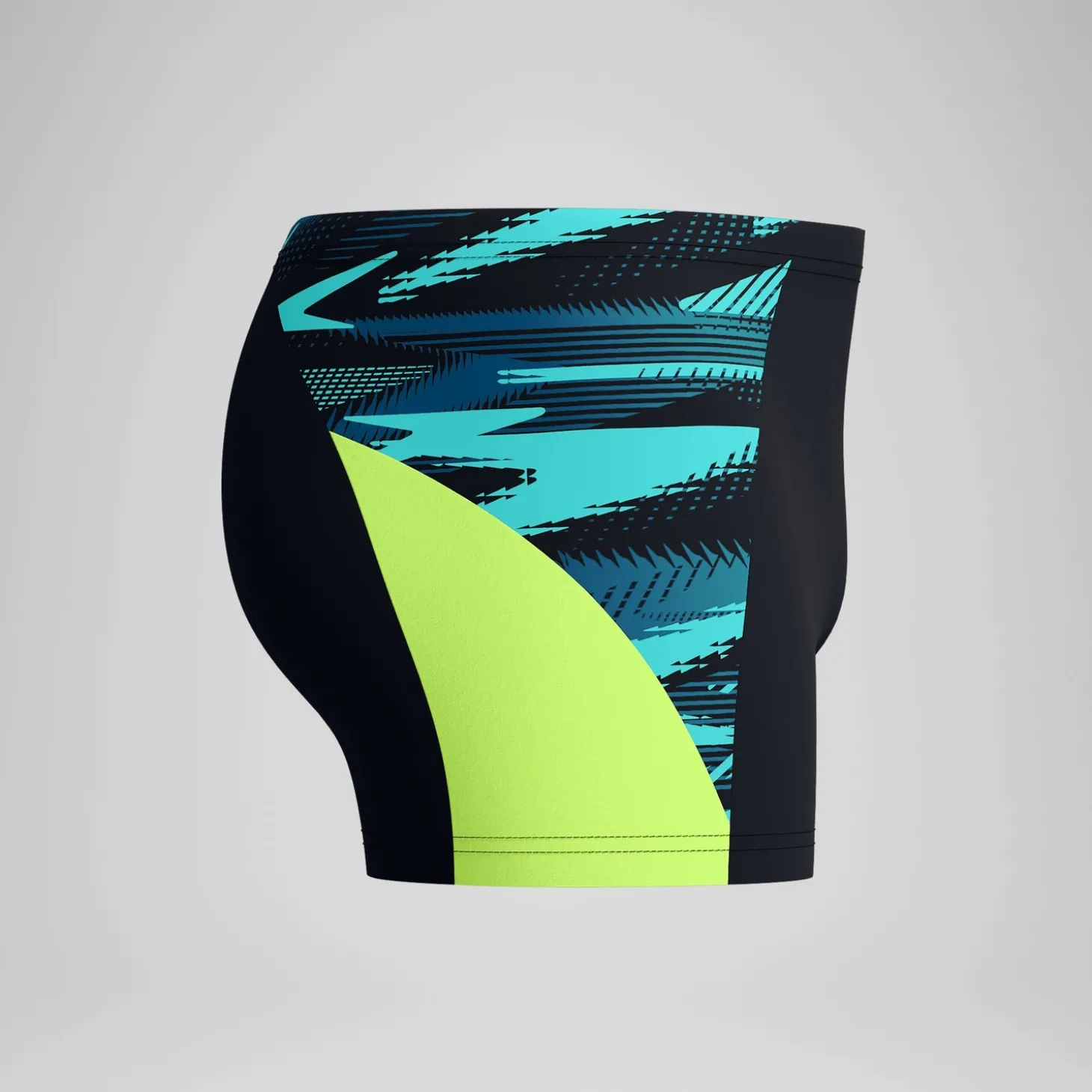 Short de bain Aquashort homme END+ MAX Splice noir/jaune