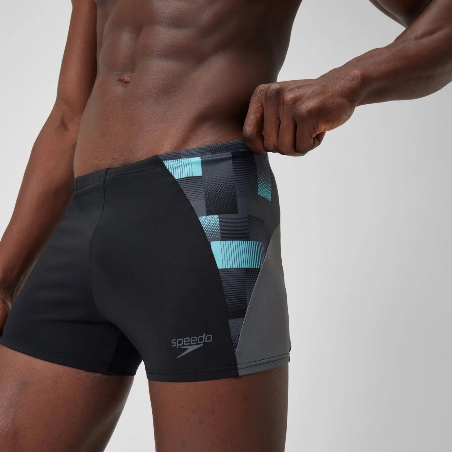 Short de bain Aquashort Hommes END+ MAX Splice pour Hommes Noir/Gris USA/Bleu marine