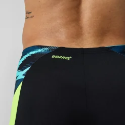 Short de bain Aquashort homme END+ MAX Splice noir/jaune