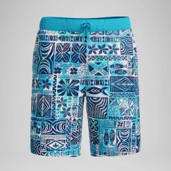 Short de bain Bondi imprimé 50 cm, hommes, bleu