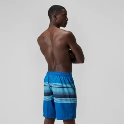 Short de bain Bondi imprimé 50 cm, hommes, bleu