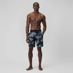 Short de bain Bondi imprimé 50 cm, hommes, noir