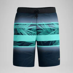 Short de bain Bondi imprimé 50 cm, hommes, noir