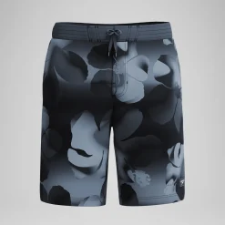 Short de bain Bondi imprimé 50 cm, hommes, noir