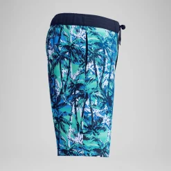Short de bain Bondi imprimé 50 cm, hommes, bleu