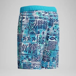 Short de bain Bondi imprimé 50 cm, hommes, bleu
