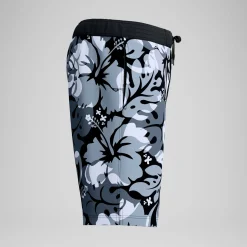 Short de bain Bondi imprimé 50 cm, hommes, gris/blanc