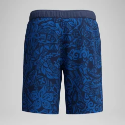 Short de bain Bondi imprimé 50 cm, hommes, bleu marine
