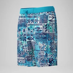 Short de bain Bondi imprimé 50 cm, hommes, bleu
