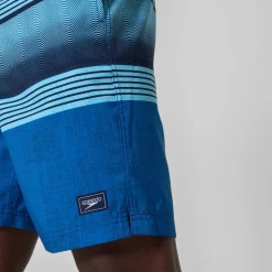Short de bain Bondi imprimé 50 cm, hommes, bleu