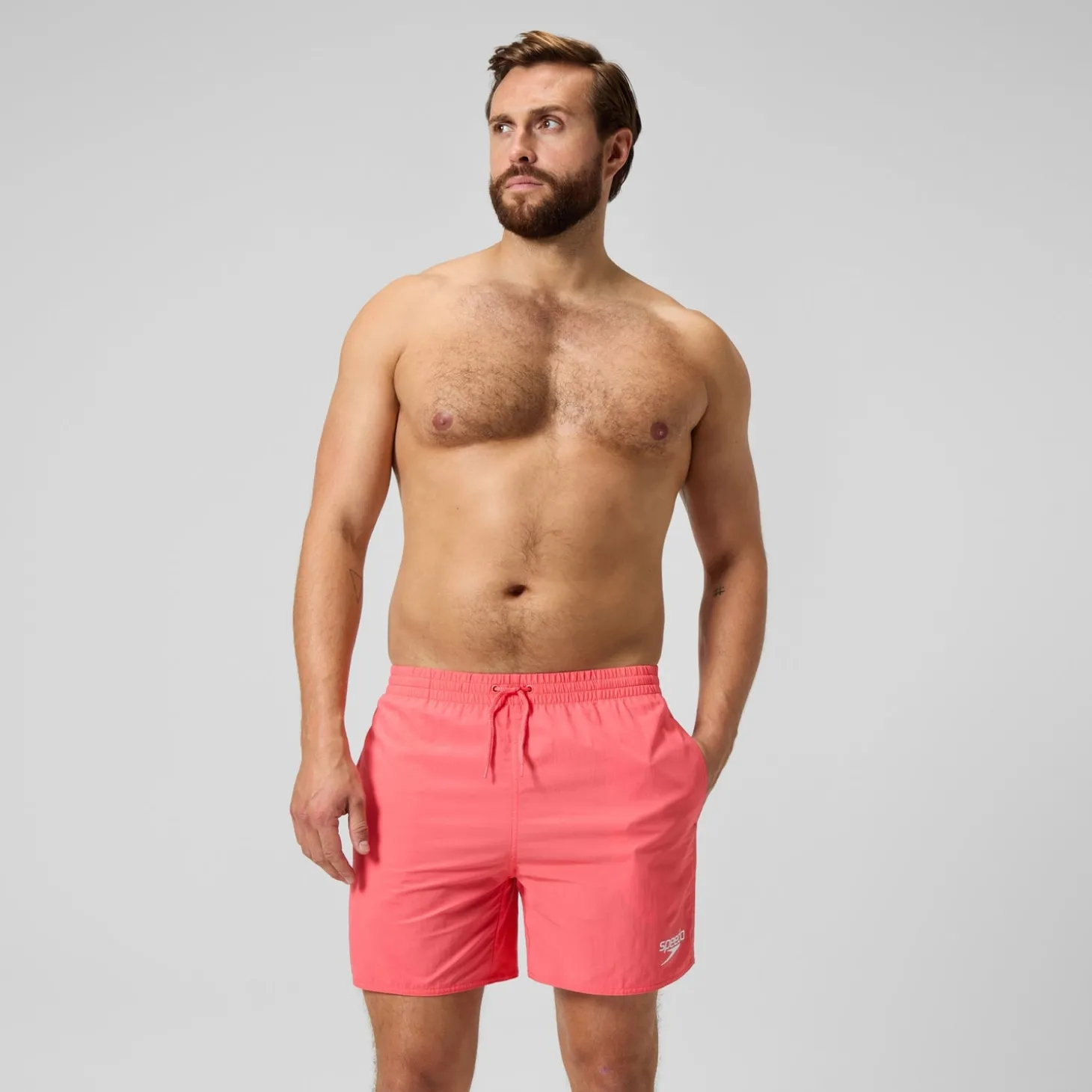 Short de bain Essential 16 pouces orange
