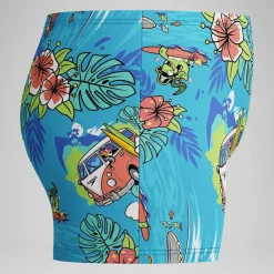 Short de bain Garçon 28 cm Learn to Swim bleu