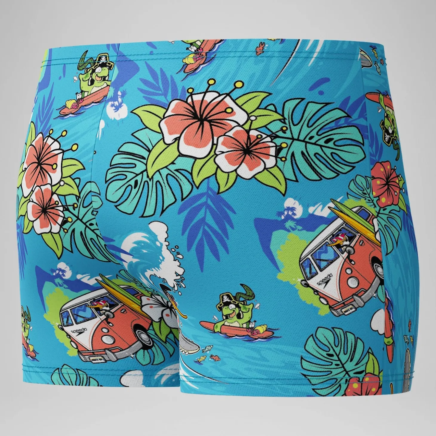 Short de bain Garçon 28 cm Learn to Swim bleu