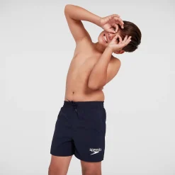 Short de bain Garçon Essential 33 cm bleu marin