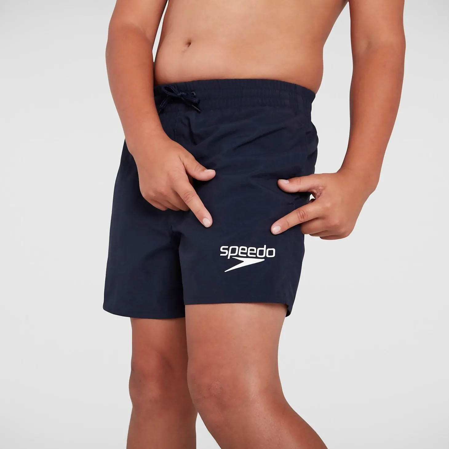 Short de bain Garçon Essential 33 cm bleu marin