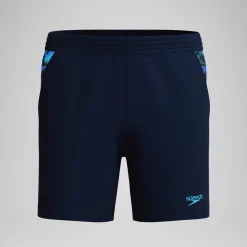 Short de bain homme à empiècement XPRESS LITE 16 pouces bleu