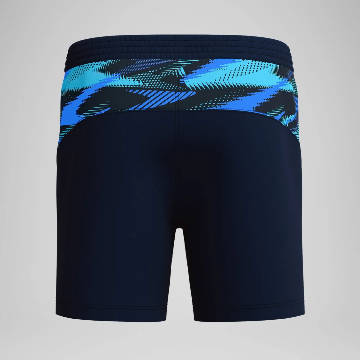 Short de bain homme à empiècement XPRESS LITE 16 pouces bleu