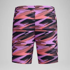 Short de bain homme à empiècement XPRESS LITE 16 pouces noir/rose