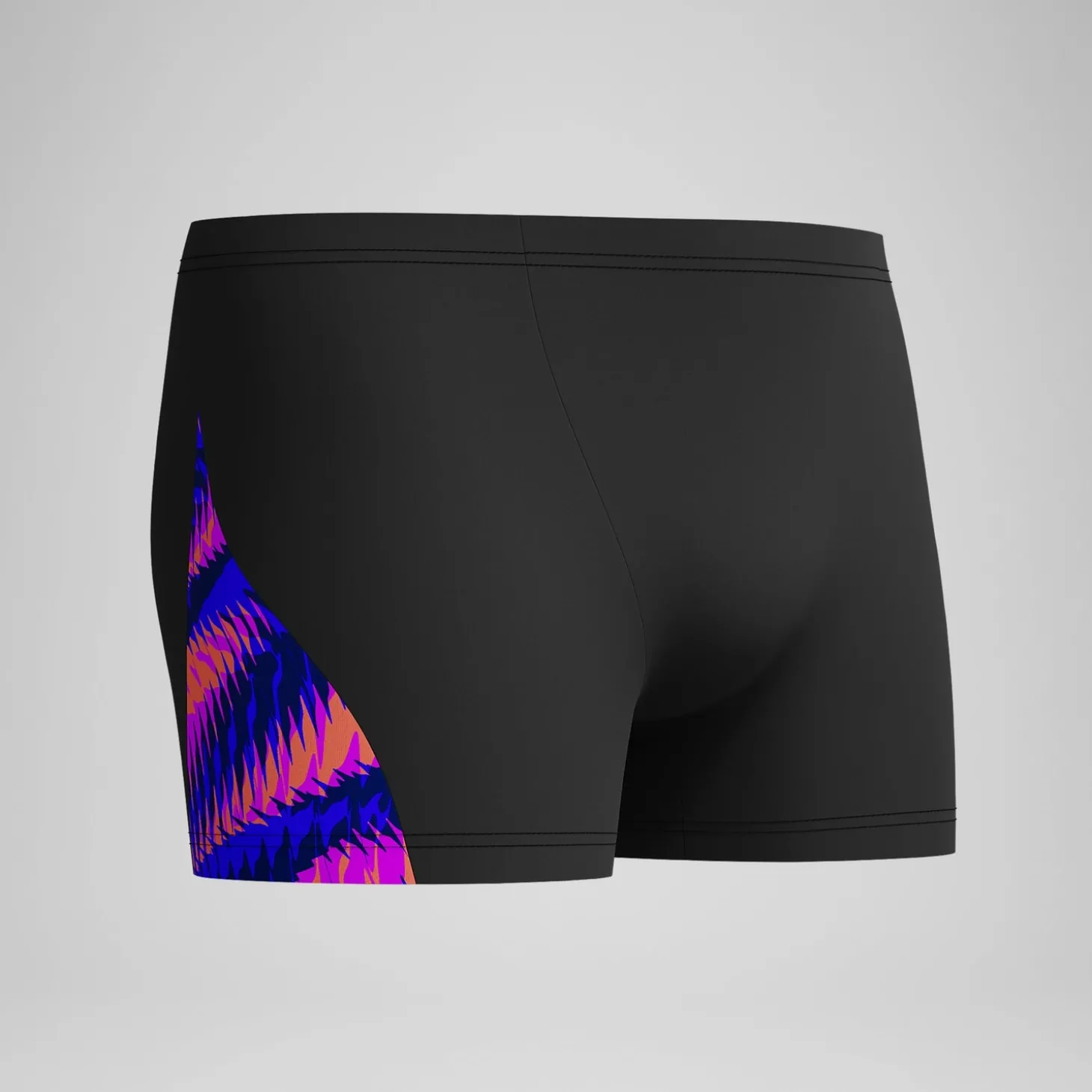 Short de bain Homme Club Training V-Cut imprimé noir/rose