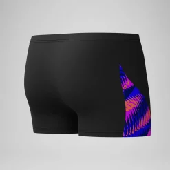 Short de bain Homme Club Training V-Cut imprimé noir/rose